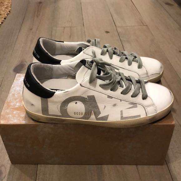 Golden Goose Shoes - Golden Goose Superstar “LOVE” sneakers